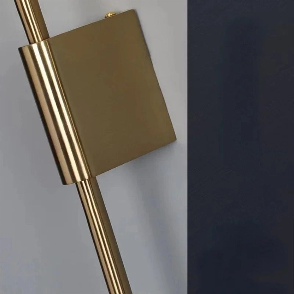 HDC Luxury Modern Gold Finish LED Wall Light with Frosted Glass for Bedroom, Living Room & Hotel Décor