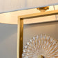HDC Modern Gold Fabric Shade Wall Light for Bedroom, Living Room