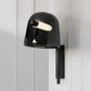 Hdc Led Black Smokey Glass Wall Light Metal - Gold Warm White