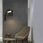 Hdc Led Black Smokey Glass Wall Light Metal - Gold Warm White