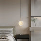 Hdc led 1-Light Gold Glass Disc Hanging Pendant Ceiling Light