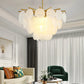 Hdc 600/800mm Gold Crystal Frost Chandelier Ceiling Lights Hanging