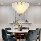 Hdc 600/800mm Gold Crystal Frost Chandelier Ceiling Lights Hanging
