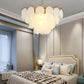 Hdc 600/800mm Gold Crystal Frost Chandelier Ceiling Lights Hanging