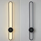 HDC 600 Mm Led Black Oval Long Wall Light Living Room Lcd Panel Light