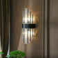 HDC 24w Model Led Crystal Modern Black Metal Wall Light - Warm White
