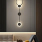 Hdc Pendulum Black Ring LED Long Tube Wall Light - Tricolor