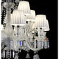 Hdc 12 Light Shade Clear Glass Italian Chandelier Ceiling Lights Hanging - Warm White