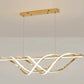 Hdc 1000mm Gold Modern Led Light Chandelier Lighting Lamp Cord Pendant Lamp