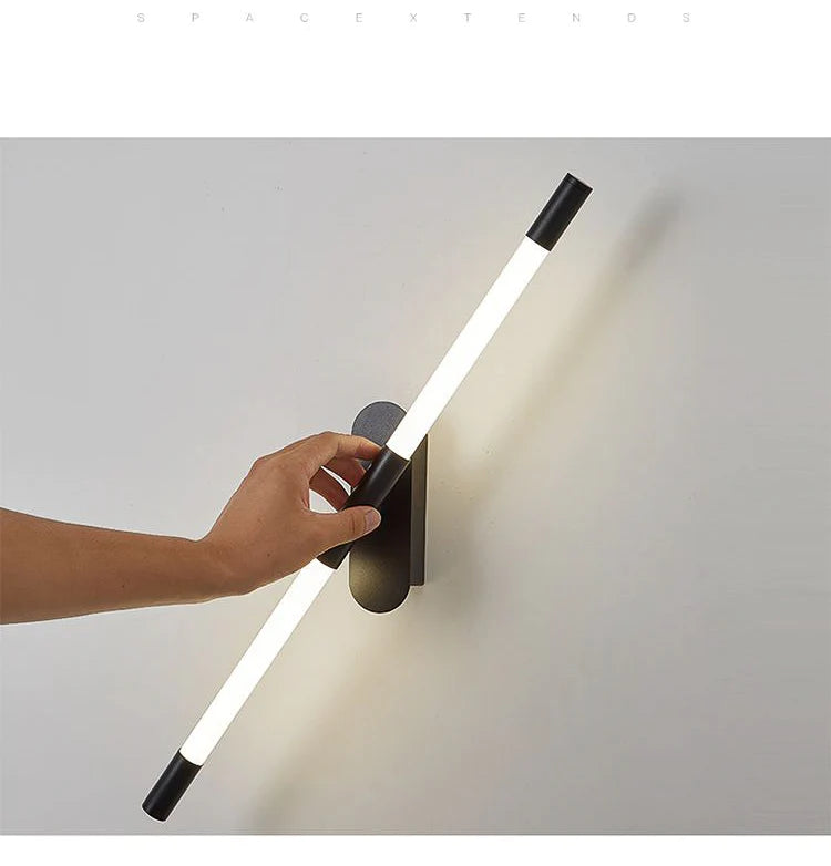 HDC 600 Mm Led Brass Gold Plated Long Tube Wall Light - Warm White