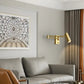 Hdc Led 6w Golden Bedside Wall Light With Adjustable Arm Spot - Warm White