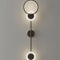 Hdc Pendulum Black Ring LED Long Tube Wall Light - Tricolor