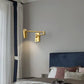 Hdc Led 6w Golden Bedside Wall Light With Adjustable Arm Spot - Warm White