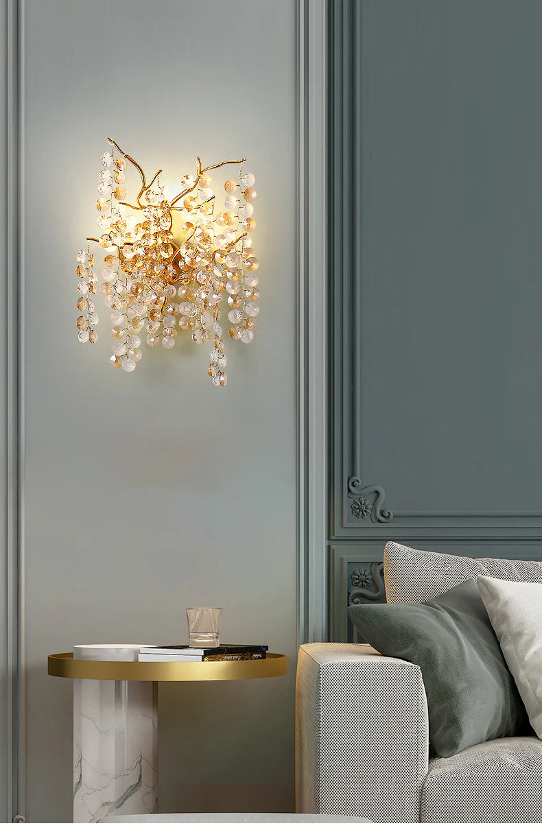 wall chandelier, wall lamps, Ceiling lights, chandelier, modern chandelier, pendant lights, Buy chandelier online, lights, lighting, buy lights online, lamps and lights, hdc lights, home decor, wall hangings, wall lamps for bedroom, wall fancy lights,  jhumar for home, lamps for living room