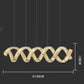 Hdc 1200x350mm Long Crystal Gold Chandelier Ceiling Lights Hanging