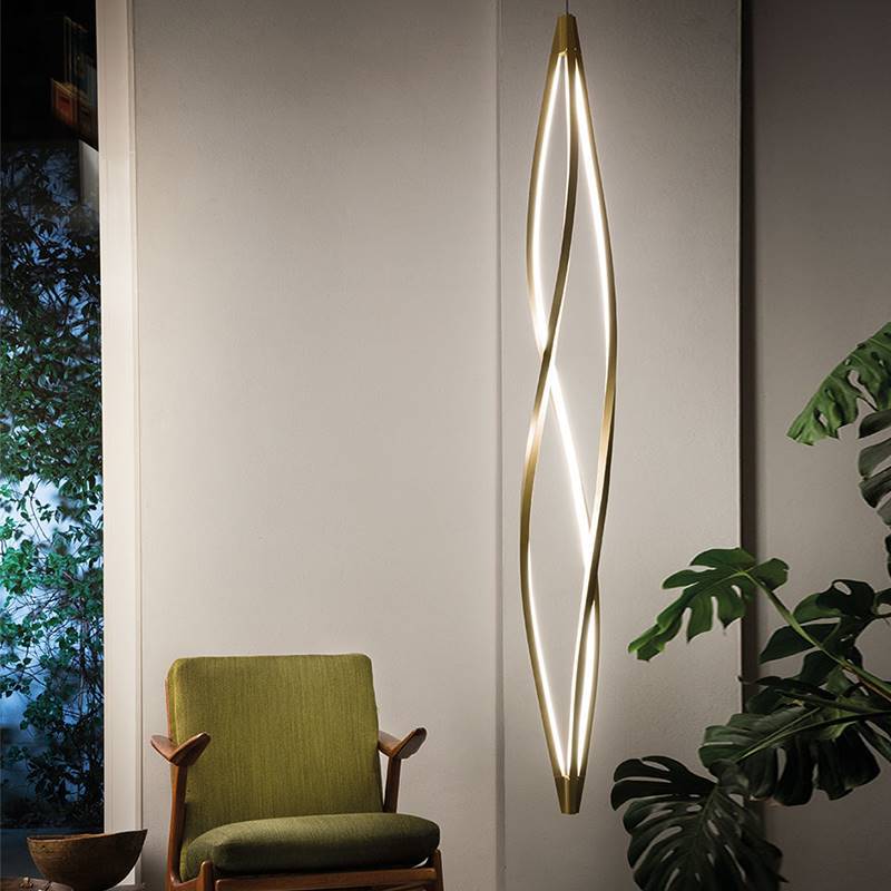 HDC Led French Gold Hanging Pendant Ceiling Light - Warm White - HDC Lights