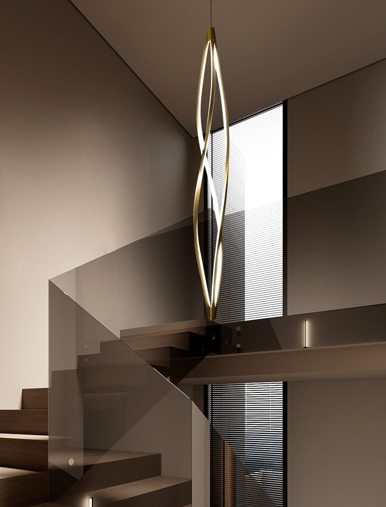 HDC Led French Gold Hanging Pendant Ceiling Light - Warm White - HDC Lights