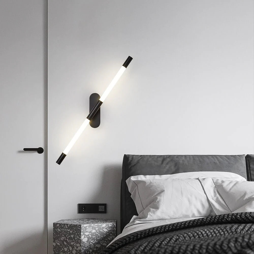 HDC 600 Mm Led Brass Gold Plated Long Tube Wall Light - Warm White