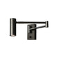 Hdc Led 6w Black Bedside Wall Light With Adjustable Arm Spot - Warm White