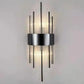 HDC 24w Model Led Crystal Modern Black Metal Wall Light - Warm White