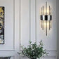 HDC 24w Model Led Crystal Modern Black Metal Wall Light - Warm White