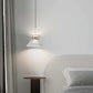 HDC 1 Light LED Glass Smokey Black Gold Pendant Ceiling Light - Warm White