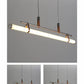 Hdc Black 800 Long Led Chandelier Office Dining Light - Warm White