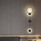 Hdc Pendulum Black Ring LED Long Tube Wall Light - Tricolor