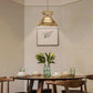 HDC Light LED Glass Amber Champagne Color Gold Pendant Ceiling Light - Warm White - HDC Lights