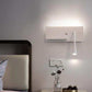 Hdc Led White Gooseneck Led Wall Light With Usb And Wireless Charging - Warm White