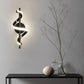 Hdc 350MM Modern Long Black LED Wall Lamp - Tricolor