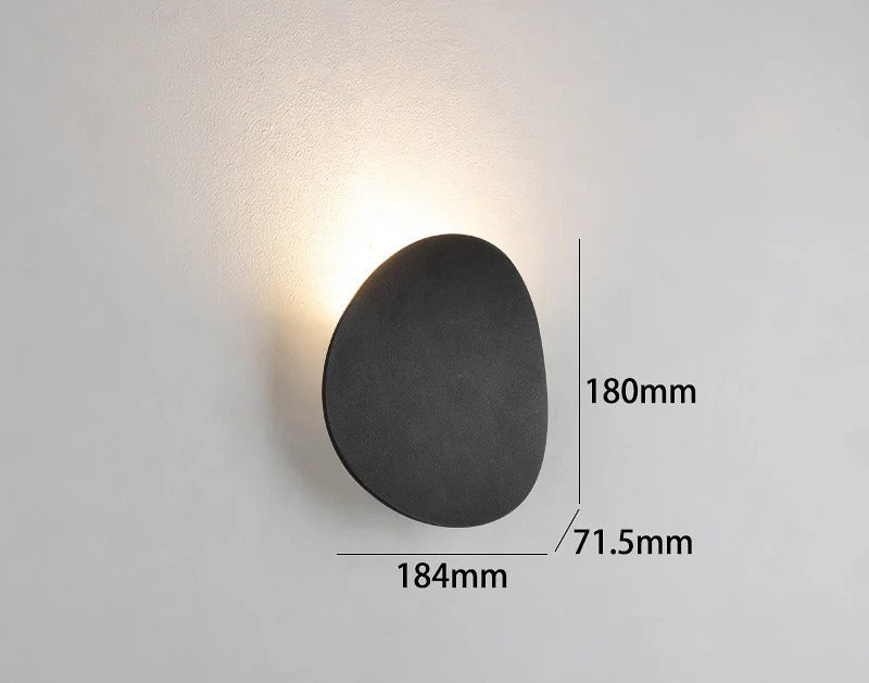 HDC Modern Black Body Led Wall Lamp
