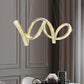 Hdc 1000mm Crystal Metal Modern Led Chandelier- Tricolor