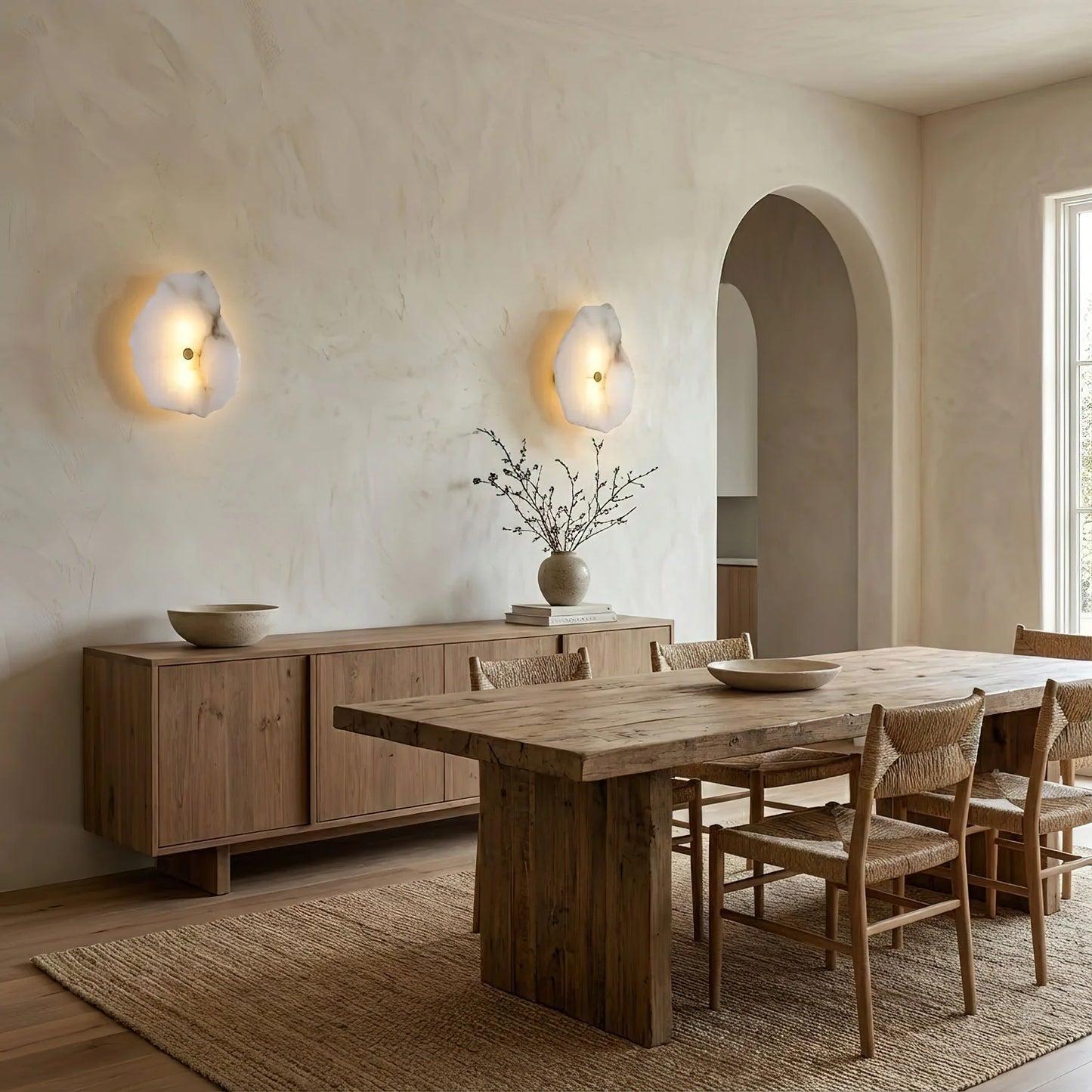 Hdc Luxury Light Natural Marble Linear Wall Light