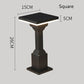 HDC Modern Waterproof Outdoor Lawn Bollard Light for Courtyard & Open Patio Areas