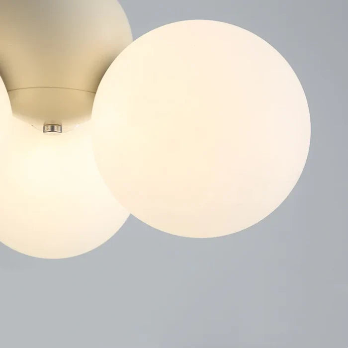 HDC Kids Cloud Pendant Chandelier Light with Playful Bear Figurine for Nursery & Kids Room