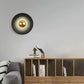 Hdc Contemporary Black Creative Macaron Flying Saucer Hardware LED Wall Sconce Lamp For Bedroom- Tricolor