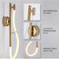 HDC Modern Snake Eye Wall Light for Living Room