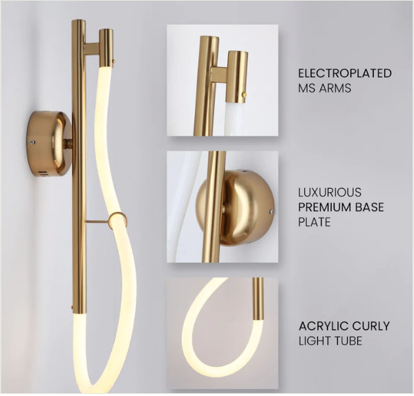 HDC Modern Snake Eye Wall Light for Living Room