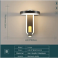 Hdc Led Wall Lamp With Spotlight 3 Colors Changeable Adjustable Angle - Black Bedside Lamp Study Room Bedroom, Chandeliers For Kitchen