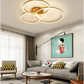 Hdc Modern 3 Ring Gold Flush Mount Ceiling Lighting Chandelier