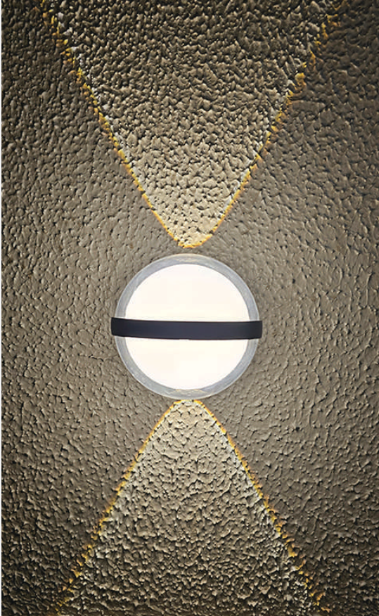 HDC 8W Rectangle Shape IP65 Waterproof Outdoor Wall Lights, Up and Down LED Porch Lights (Warm White)