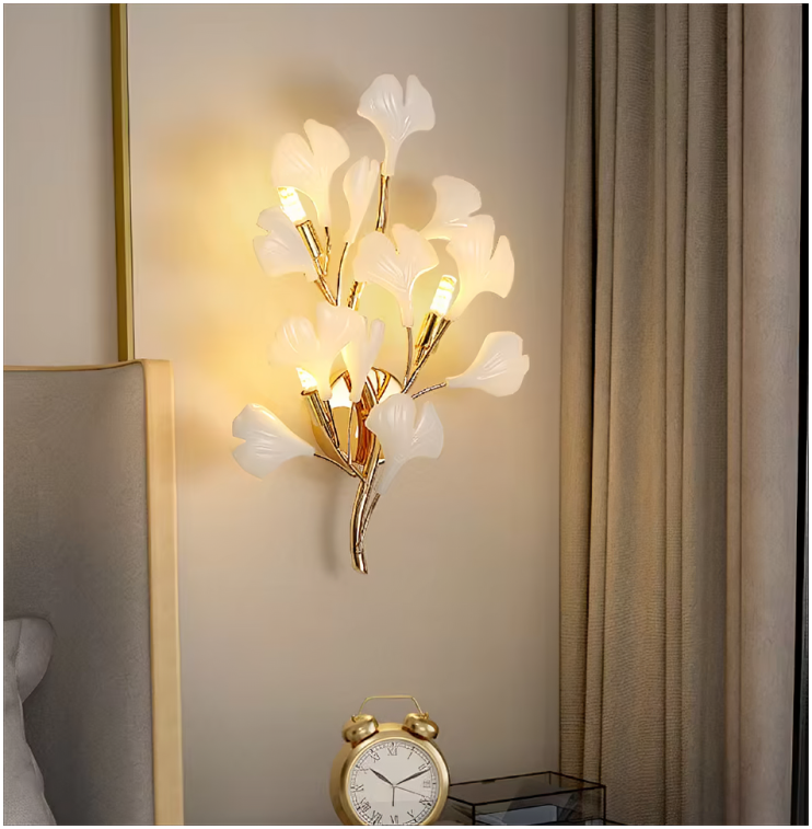 HDC Modern Tree Leaf Wall Light For Living Room