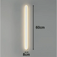 Hdc 600/800 Mm Led White Long Wall Light - Tricolor