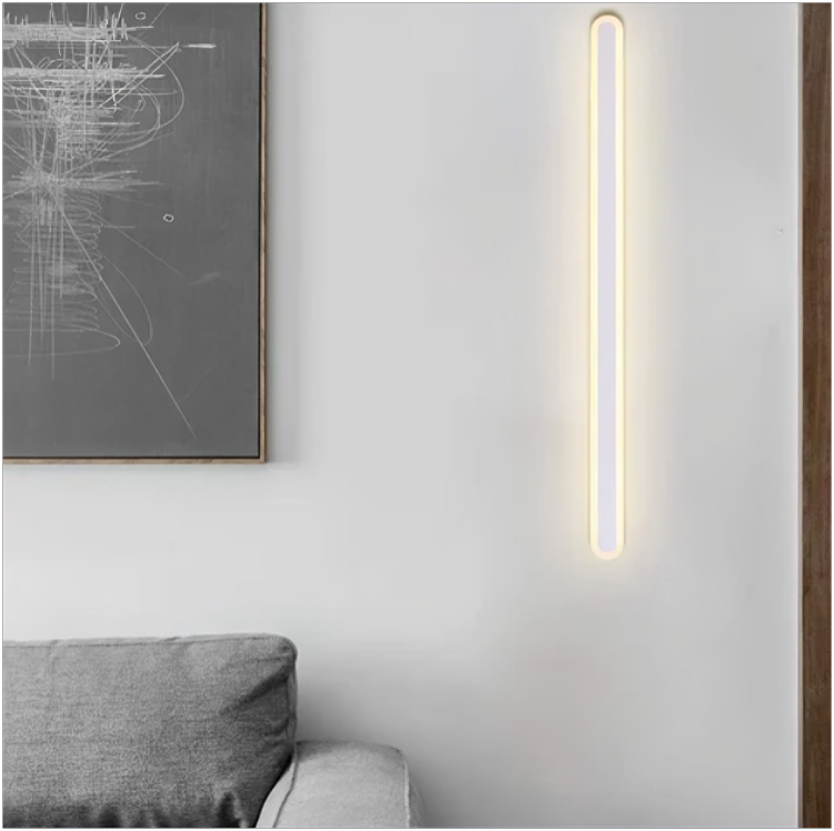 Hdc 600/800 Mm Led White Long Wall Light - Tricolor