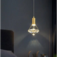 HDC Led 1-Light Gold Diamond Shape Hanging Pendant Ceiling Lamp Light