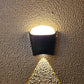 HDC 6W Bucket Shape IP65 Waterproof Outdoor Wall Lights, Up and Down LED Porch Lights (Warm White)