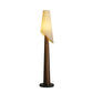 HDC Modern Wooden Fabric Floor Lamp for Bedroom, Living Room