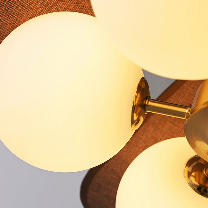 HDC 5 Lights Luxury Rattan Magic Bean Chandelier Pendant Light for Cafe, Dining