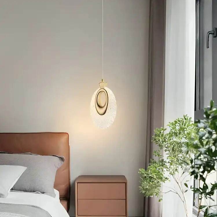 Hdc Modern LED Pendant Light Fixture in Contemporary Gold Chandelier